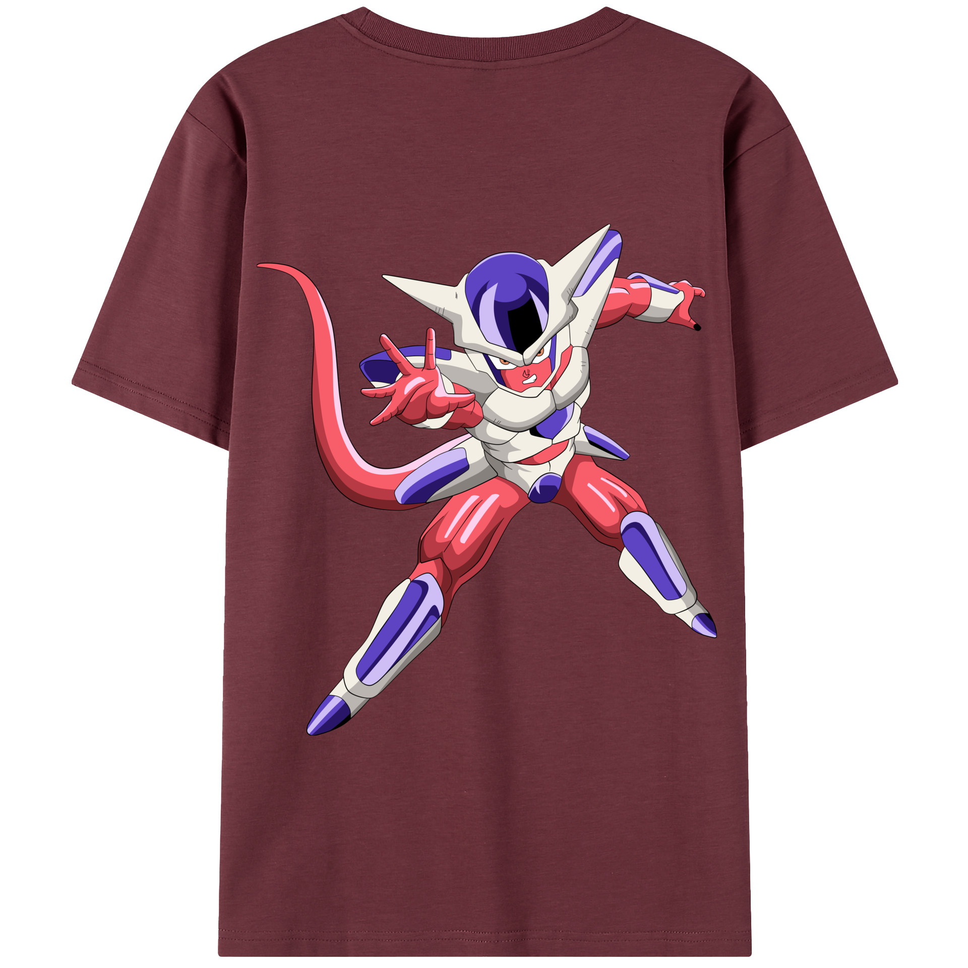（画像用） ドラゴンボール フリーザ DRAGON BALL Frieza 綿100％半袖Tシャツ（背面プリント）